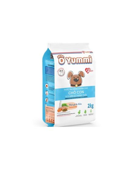 Hạt o yummi puppy gà &sữa 2kg 