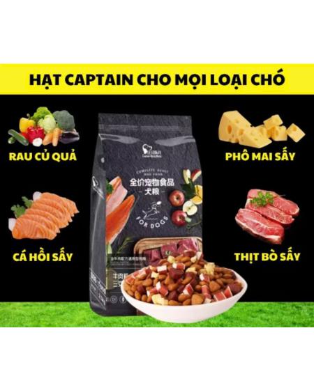 Hạt captain thịt bò .phô mai .cá hồi 2,5kg