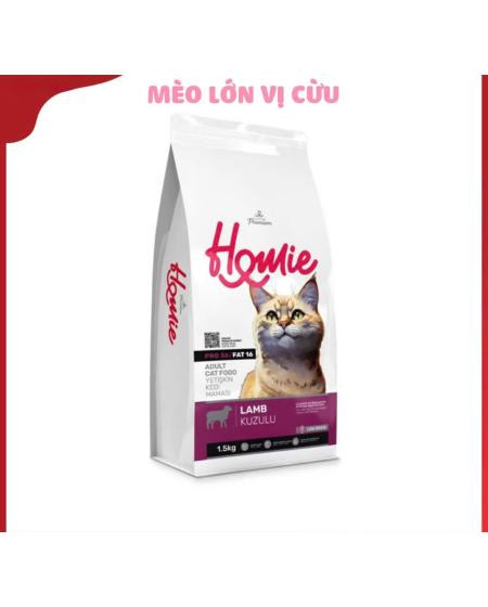 Hạt mèo homie vị thịt cừu adult 1,5kg