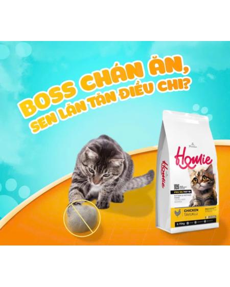 Hạt mèo homie vị thịt gà adult 1,5kg 