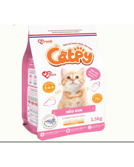 Hạt mèo catpy kitten vị cá biển&gà 1,5kg
