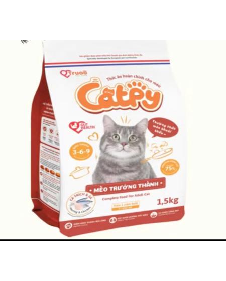 Hạt mèo catpy adult cá trích& gà 1,5kg 