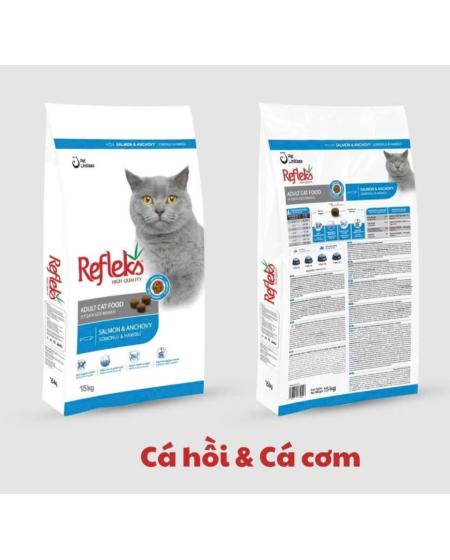 Hạt mèo REFLEX adult vị cá hồi &cá cơm 2kg 