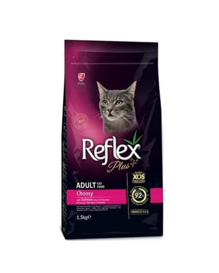 Hạt mèo REFLEX plus adult vị cá hồi 1,5kg