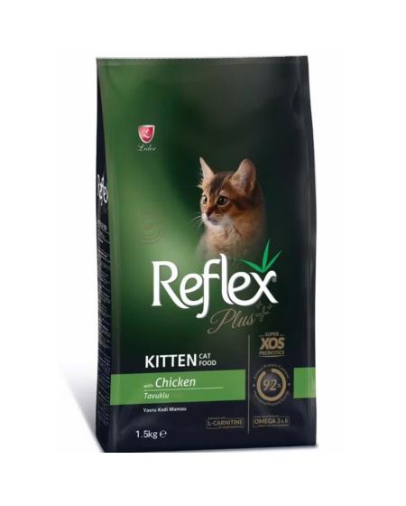 Hạt mèo REFLEX plus kitten vị gà 1,5kg 