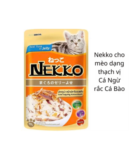 Pate nekko vị cá ngừ rắc cá bào  70g 