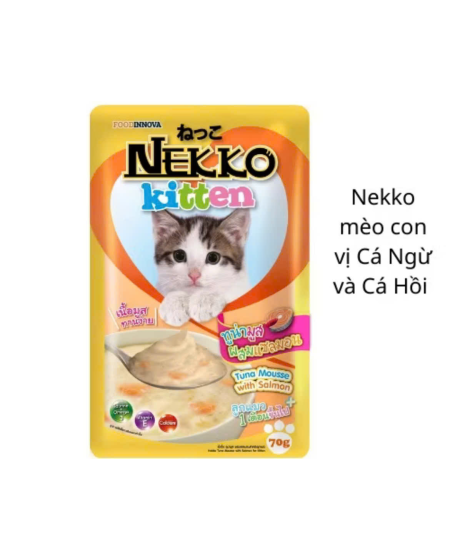 Pate nekko kitten vị cá ngừ cá hồi 70g