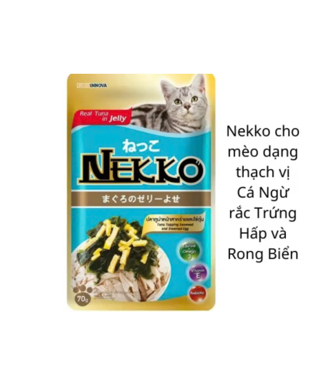 Pate nekko kitten vị cá ngừ & rong biển 70g