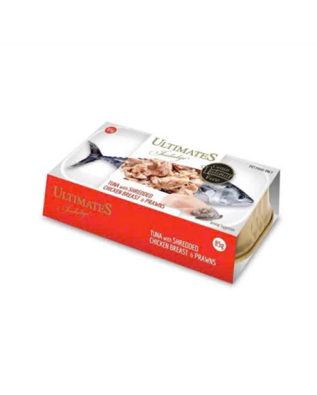 Pate ultimates vị cá ngừ gà xé, tôm 85g