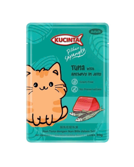 Pate Kucinta vi cá ngừ, cá cơm 80g