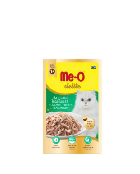 Pate me-o delite vị cá ngừ gà xé 70g