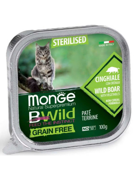 Pate monge cat cinghiale 100g