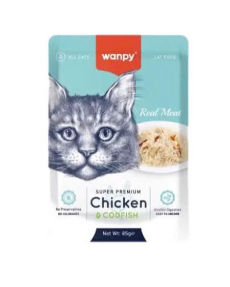 Pate wanpy vị gà và cá tuyết 85g