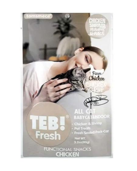 Pate teb thịt gà tôm 80g