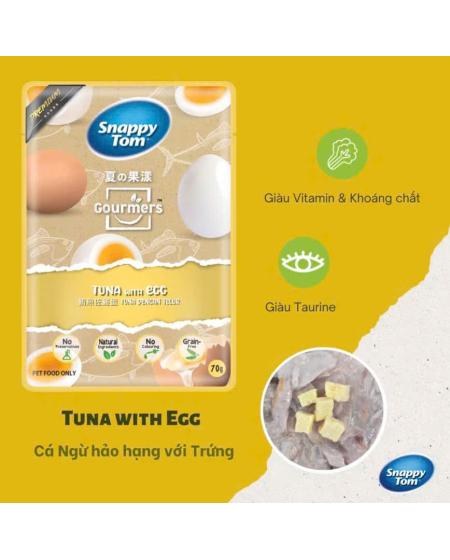 Pate snappy tom cá ngừ và trứng 70g