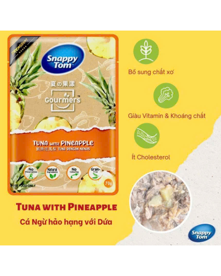 Pate snappy tom cá ngừ dứa 70g 