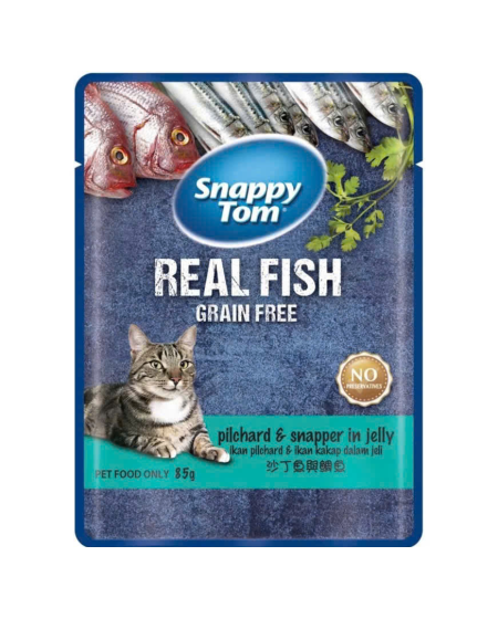 Pate snappy tom vị cá mồi và cá hồng 85g