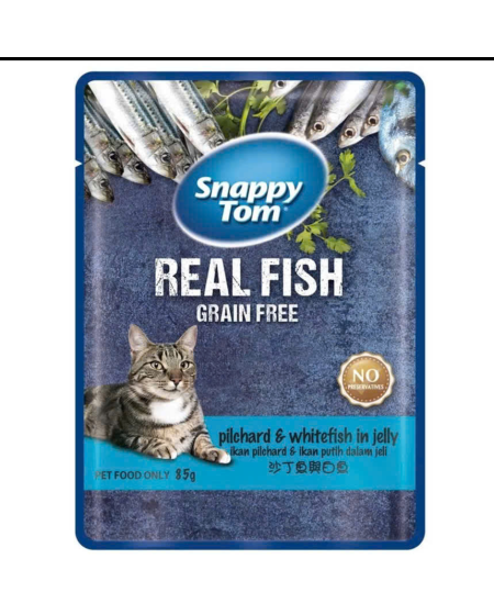 Pate snappy tom vị cá mồi và cá thịt trắng 85g