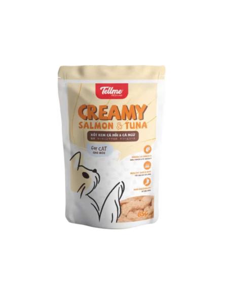 Creamy tellme salmon vs tuna 85g