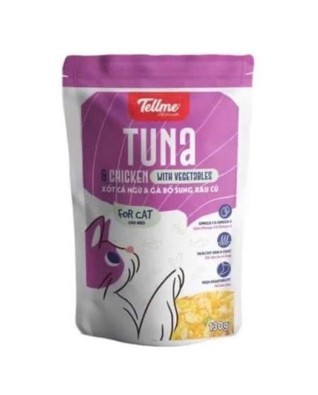 Sốt tellme tuna vs chicken 130g