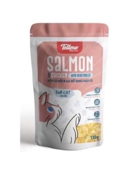 Sốt tellme salmon vs chicken 130g