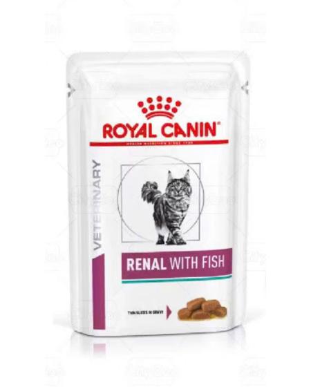Pate royal canin renal with fish 85g