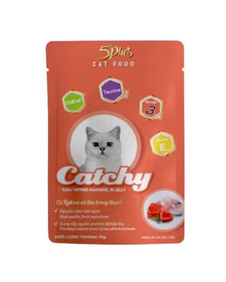 Pate catchy vị cá ngừ , cá thu thạch trong 70g
