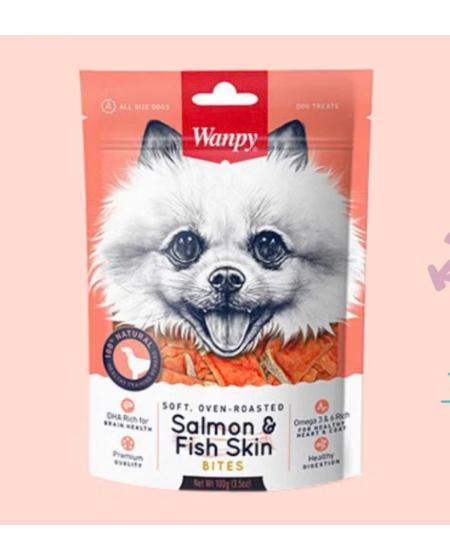 Wanpy da cá hồi cá mềm 100g