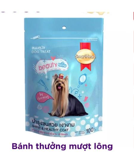 Bánh thưởng smartheart khỏe mượt lông 100g