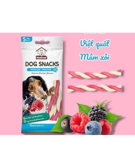 Dog snacks vị sữa dê quả mộng 80g