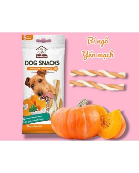 Dog snacks vị sữa dê bí ngô 80g