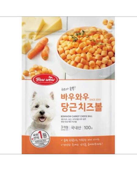Bowbow phô mai viên cà rốt 100g