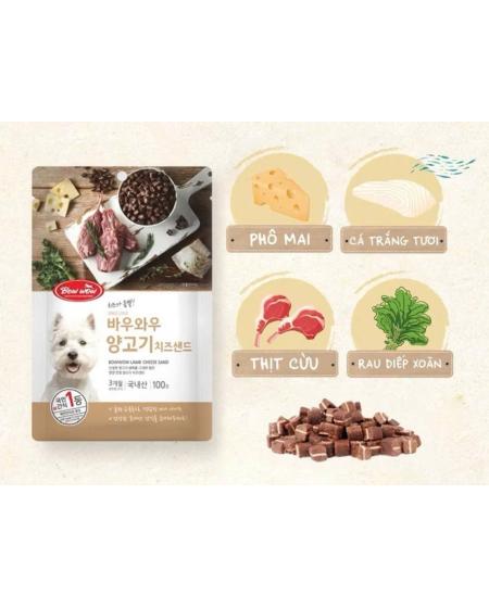 Bowbow phô mai thịt cừu 100g