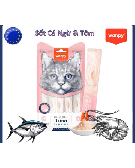 Súp thưởng wany cá ngừ , tôm 5x14g