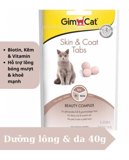 Gim cat viên bánh thưởng giúp lông bóng mượt 40g