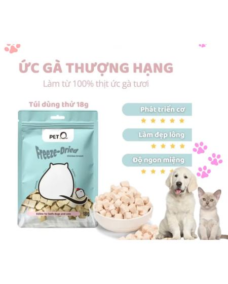 Ức gà đông khô 18g