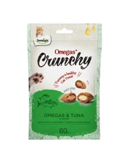 Bánh thưởng dentalight bổ sung omega cho mèo 60g vị cá