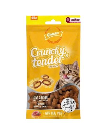 Bánh thưởng cho mèo gnawlers vi gà 65g