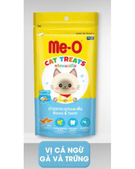 Bánh thưởng Me-o vị cá ngừ,gà và trứng 50g