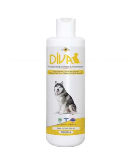 Sữa tắm Diva vàng giảm rụng lông 400ml 