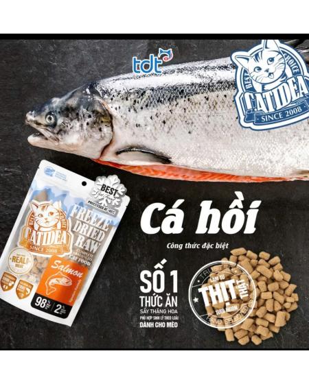 TA cá hồi sấy thịt thăng hoa 100g