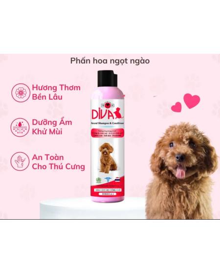 Sữa tắm diva Hồng dưỡng lông , khửi mùi 260ml