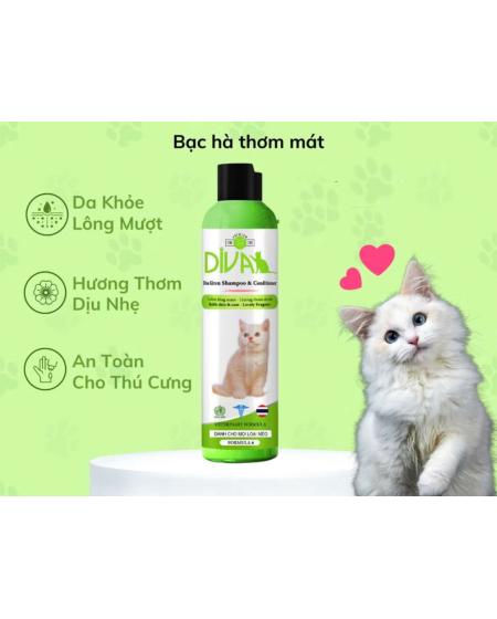 Sữa tắm diva Xanh da khỏe lông mượt 260ml 