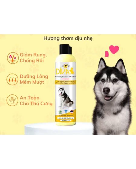 Sữa tắm diva Vàng giảm rụng lông 260ml
