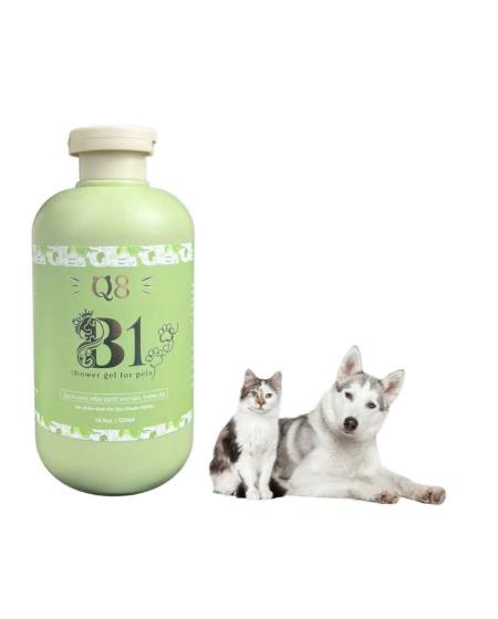Sữa tắm Q8 b1 sạch lông mềm mượt khử mùi thơm lâu 