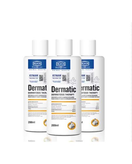 Sữa tắm trị gàu da mưng đỏ dermatic 200ml
