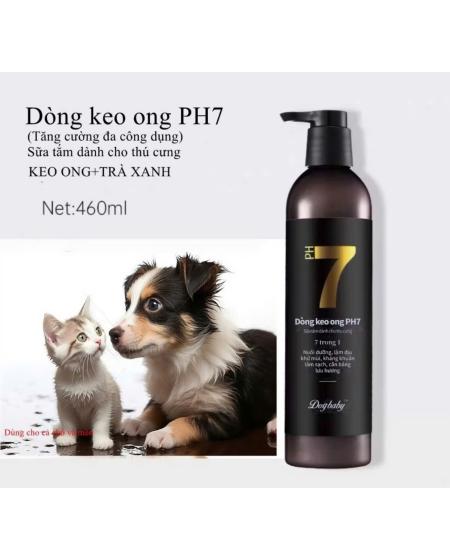 Sữa tắm keo ong PH7 mèo lông dài 460ml
