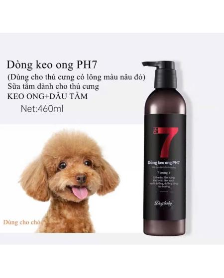 Sữa tắm keo ong PH7 dâu tằm lông nâu đỏ 460ml