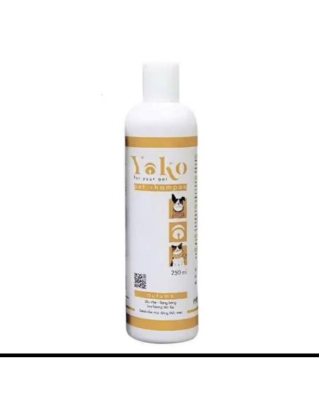 Sữa tắm yoko cho chó mèo 250ml vàng sáng bóng 
