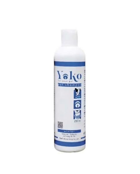 Sữa tắm yoko cho chó mèo 250ml xanh dương dưỡng da